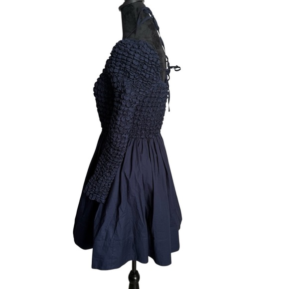 Staud Cassidy dress Size (4) Small navy blue (NWT) - Picture 5 of 7